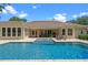 Beautiful backyard pool and patio area, perfect for outdoor entertaining at 25554 Hawks Run Ln, Sorrento, FL 32776