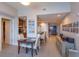 Open-concept space with kitchen, dining, and living areas, showcasing modern design at 260 S Osceola Ave # 902, Orlando, FL 32801