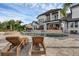 Backyard featuring a pool, spa, and lounge chairs, designed for outdoor living and relaxation at 2937 Butler Bay N Dr, Windermere, FL 34786