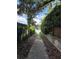 Scenic lake view at the end of a private path, surrounded by lush greenery and mature trees at 311 Cortland Ave, Winter Park, FL 32789