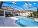 Enjoy the sunshine with this covered patio and screened in pool at 3711 Half Moon Dr, Orlando, FL 32812