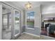 Sunroom with backyard pool view at 3711 Half Moon Dr, Orlando, FL 32812