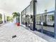 Modern building entrance featuring tiled entry and direct access to the pool area at 400 E Colonial Dr # 1501, Orlando, FL 32803