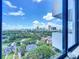 Windows offer stunning city skyline views and ample natural light at 400 E Colonial Dr # 1501, Orlando, FL 32803