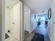 Foyer entrance with wood floors leading into the living room at 400 E Colonial Dr # 1501, Orlando, FL 32803