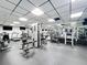 Community gym featuring cardio machines, weight machines, and TVs for an engaging workout session at 400 E Colonial Dr # 1501, Orlando, FL 32803