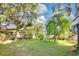 Expansive backyard with lush greenery and mature trees, ideal for outdoor activities at 706 19Th St, Orlando, FL 32805
