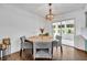 Dining Room with seating for four and views of the lanai at 137 N Spring Lake Dr, Altamonte Springs, FL 32714