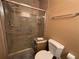 Tiled shower with glass door at 1370 Tuscan Ter # 2202, Davenport, FL 33896