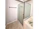 Bathroom with enclosed shower over soaking tub at 14700 Chadbury Ct, Orlando, FL 32828