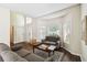 Bright living room featuring neutral colors, hardwood flooring, and sunlit windows at 1936 Westpointe Cir, Orlando, FL 32835