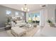 Bright living room with a large window, comfortable seating, neutral décor, and sliding glass doors to patio at 2348 Daisy Tree Rd, St Cloud, FL 34771