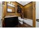 Cozy full bathroom with a classic vanity, bathtub with shower, and updated fixtures at 2638 Clarinet Dr, Orlando, FL 32837