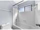 A tiled shower with a hand-held shower head at 2719 Candlewood Ct, Apopka, FL 32703