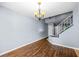 View of dining room area with stairs at 2719 Candlewood Ct, Apopka, FL 32703