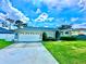 Well-maintained home with a lush green lawn, mature landscaping, and a spacious two-car garage at 3708 Beaver Ridge Dr, Orlando, FL 32829