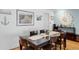 Cozy dining room featuring modern decor, wooden table and chairs set, enhanced by natural light at 3722 Neptune Dr, Orlando, FL 32804