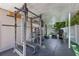 Outdoor gym area with weightlifting equipment, providing a convenient space for fitness enthusiasts at 3722 Neptune Dr, Orlando, FL 32804