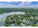 Beautiful waterfront property highlighted by a green map marker, offering a prime location and stunning views at 446 Alberta Dr, Winter Park, FL 32789