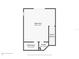 Second floor plan featuring bedroom, bathroom, closet, and stairs at 448 Warrior Trl, Deltona, FL 32725