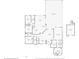 Detailed floor plan of the home showcasing the layout of rooms and dimensions at 4951 Parkview Dr, St Cloud, FL 34771