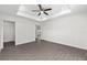 Spacious bedroom featuring a ceiling fan, recessed lighting and a walk-in closet at 654 Ne 130Th Ct, Silver Springs, FL 34488