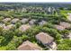 Aerial view of homes in a verdant neighborhood, surrounded by lush trees and green spaces, showing a serene setting at 725 Ashworth Overlook Dr # C, Apopka, FL 32712
