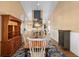 Dining room features hardwood floors and a decorative area rug at 849 Bentley Green Cir, Winter Springs, FL 32708