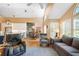 Open concept living area featuring kitchen, dining, and living room at 849 Bentley Green Cir, Winter Springs, FL 32708