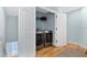 Convenient laundry room features modern washer, dryer, and ample storage space at 901 E Pine St # 2, Orlando, FL 32801