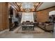 Luxurious living room with a fireplace, ornate furnishings, and a decorative ceiling at 9142 Southern Breeze Dr, Orlando, FL 32836