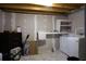 Unfinished basement featuring laundry area with washer and dryer hookups at 1211 Phillip St, Winter Springs, FL 32708