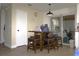 Cozy dining area with a table and chairs set with slider door access to outdoor at 1211 Phillip St, Winter Springs, FL 32708