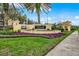 Visconti condominium community sign, lovely landscaping, palm trees at 1275 Lake Shadow Cir # 13106, Maitland, FL 32751