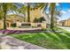 Welcoming entrance to the Visconti condominium community with lush landscaping and a decorative fountain at 1275 Lake Shadow Cir # 13106, Maitland, FL 32751