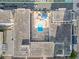 Aerial view of building and rooftop pool area in downtown Orlando at 151 E Washington St # 424, Orlando, FL 32801