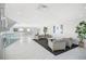 Inviting lobby area with modern furnishings, plants, and a reception desk at 151 E Washington St # 424, Orlando, FL 32801