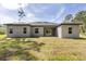 The back of the home features sliding glass doors leading to the spacious backyard at 17445 Sw 41St Cir, Ocala, FL 34473
