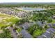 Aerial shot of the community showcasing the beautiful landscaping and lake views at 305 West Lake Faith Dr # 139, Maitland, FL 32751
