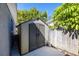 Durable outdoor storage shed, great for storing tools and equipment, and freeing up garage space at 418 Acacia Cir, Port Orange, FL 32127