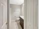 Traditional bathroom design with neutral colors and white fixtures at 4209 Sw 33Rd St, Ocala, FL 34474