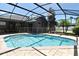 Private in-ground pool offers a cool retreat in a screened enclosure with backyard views at 436 Skyview Pl, Chuluota, FL 32766