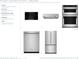 Stainless steel appliance options, including a cooktop, vent hood, microwave, oven, dishwasher, and refrigerator at 8062 Timberwood Ln, Alafaya, FL 32825