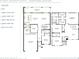 Detailed floor plan showcasing the layout of the home, including the kitchen, bedrooms, and living spaces at 8062 Timberwood Ln, Alafaya, FL 32825