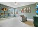 Spacious bedroom with versatile decor options and natural light, perfect for a hobby room at 1636 Hanks Ave, Orlando, FL 32814