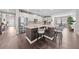 Spacious kitchen with stainless steel appliances, granite countertops, and an island at 1789 Chatsworth Cir, St Cloud, FL 34771
