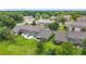 Aerial view of townhomes showing green space and private patios at 2092 Switch Grass Cir, Ocoee, FL 34761