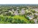 An aerial view of the community shows lush landscaping, a pool, and well-maintained buildings at 2092 Switch Grass Cir, Ocoee, FL 34761
