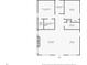 A floor plan of a home showing a primary bedroom, living room, kitchen, and bathroom layout at 22212 Sw 210Th Ave, Dunnellon, FL 34431