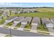 An aerial shot of homes showing landscaping, driveways and community layout at 2759 Purple Meadow Ct, Minneola, FL 34715